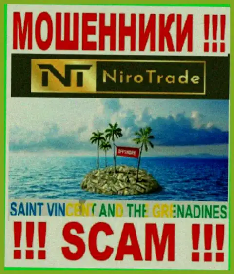Niro Trade пустили корни на территории St. Vincent and the Grenadines и безнаказанно воруют депозиты