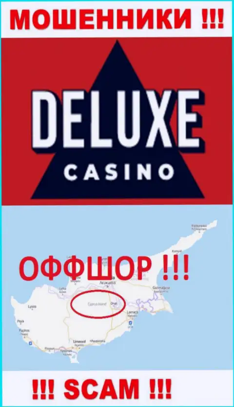 DeluxeCasino это мошенническая компания, пустившая корни в оффшорной зоне на территории Cyprus