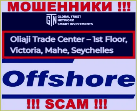 Офшорное месторасположение ГТН-Старт Ком по адресу - Oliaji Trade Center - 1st Floor, Victoria, Mahe, Seychelles позволило им свободно воровать