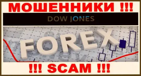 DowJonesMarket  заявляют своим наивным клиентам, что работают в области Форекс