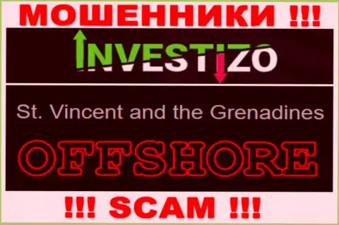 Поскольку Инвестицо Лтд расположились на территории Сент-Винсент и Гренадины, прикарманенные вложенные деньги от них не забрать