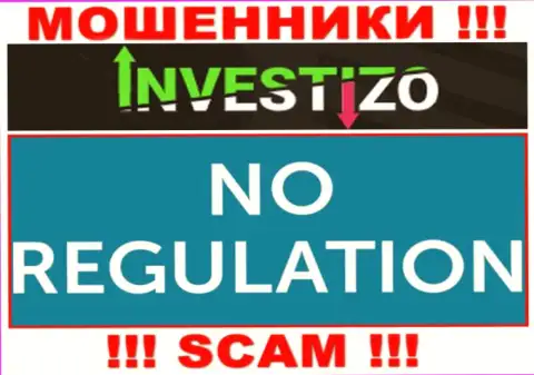 У конторы Investizo LTD нет регулятора - мошенники безнаказанно одурачивают клиентов