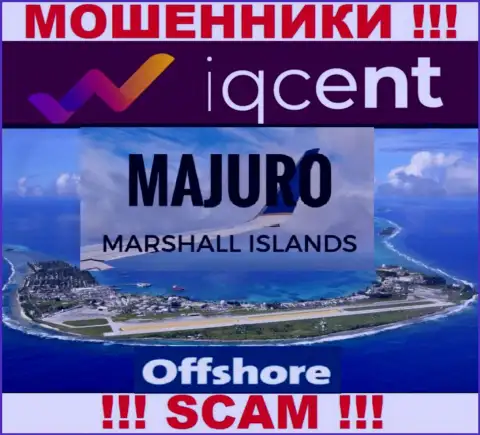 Регистрация I Q Cent на территории Majuro, Marshall Islands, дает возможность обворовывать до последней копейки людей