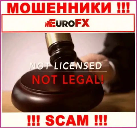 Инфы о лицензии Euro FX Trade у них на официальном сайте нет - это ОБМАН !
