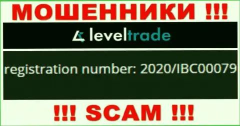 ЛевелТрейд Ио как оказалось имеют номер регистрации - 2020/IBC00079