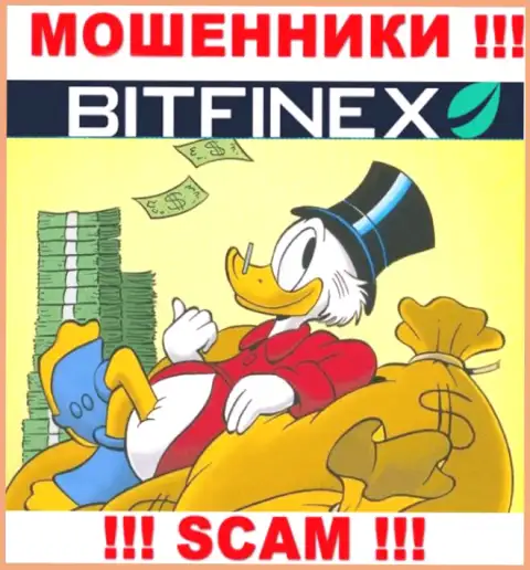С конторой Bitfinex заработать не получится, затянут к себе в компанию и сольют подчистую