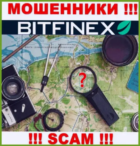 Перейдя на сайт мошенников Bitfinex, Вы не сможете отыскать информации касательно их юрисдикции