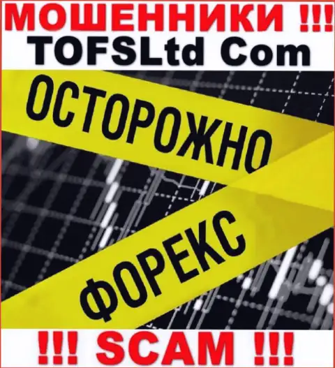 Будьте очень внимательны, сфера деятельности TOFSLtd Com, Forex - это разводняк !!!