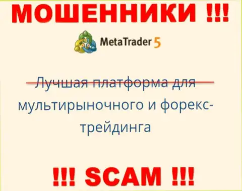 Деятельность интернет мошенников MetaTrader 5: Торговая платформа это замануха для доверчивых клиентов