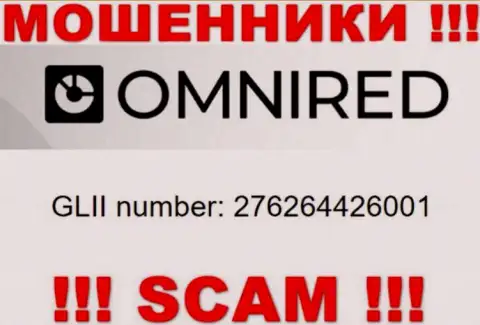 Регистрационный номер Omnired, взятый с их официального онлайн-сервиса - 276264426001