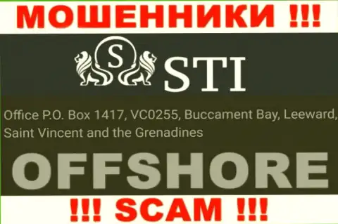 StokOptions - это жульническая организация, расположенная в офшоре Office P.O. Box 1417, VC0255, Buccament Bay, Leeward, Saint Vincent and the Grenadines, осторожно