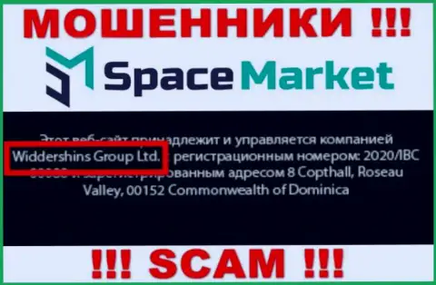 На официальном информационном портале Space Market отмечено, что данной компанией руководит Widdershins Group Ltd