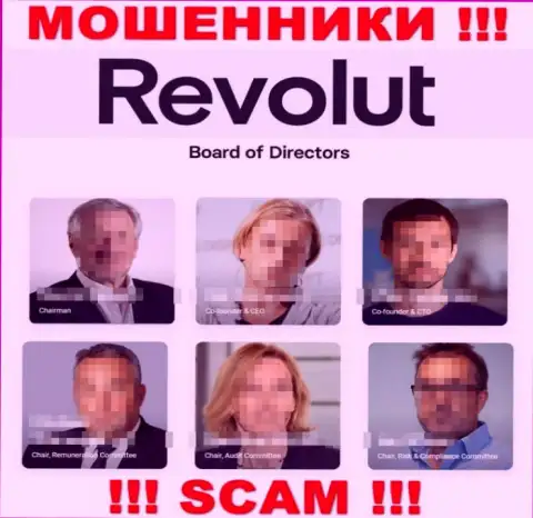 ОЧЕНЬ ОПАСНО связываться с internet ворами Revolut Limited - приведенные данные о руководителях - это ФЕЙК