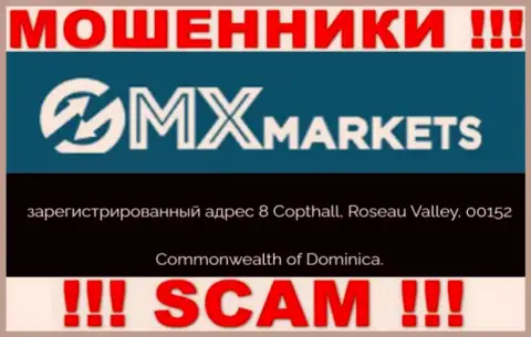 GMXMarkets - это МОШЕННИКИ !!! Спрятались в оффшоре по адресу: 8 Copthall, Roseau Valley, 00152 Commonwealth of Dominica