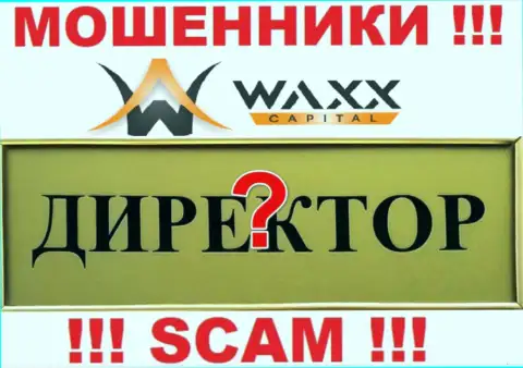 Нет ни малейшей возможности узнать, кто является руководителем компании Waxx-Capital Net - это однозначно ворюги