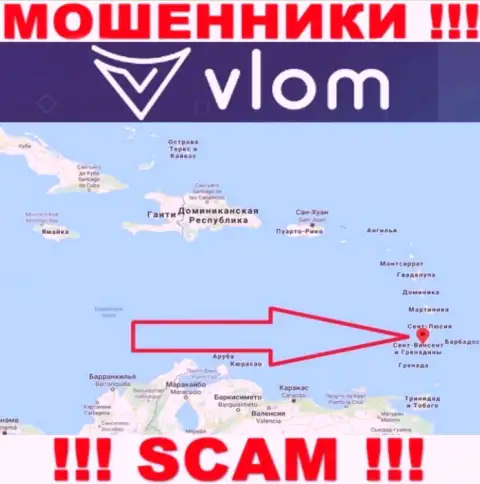 Контора Vlom - это internet аферисты, пустили корни на территории Сент-Винсент и Гренадины, а это оффшорная зона