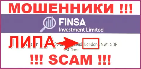 FinsaInvestmentLimited - это МАХИНАТОРЫ, обманывающие клиентов, офшорная юрисдикция у конторы фиктивная