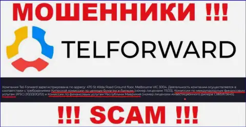TelForward Net и прикрывающий их незаконные комбинации орган (CySEC), являются мошенниками