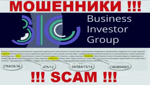 Хотя Business Investor Group и показали лицензию на сайте, они все равно МОШЕННИКИ !!!