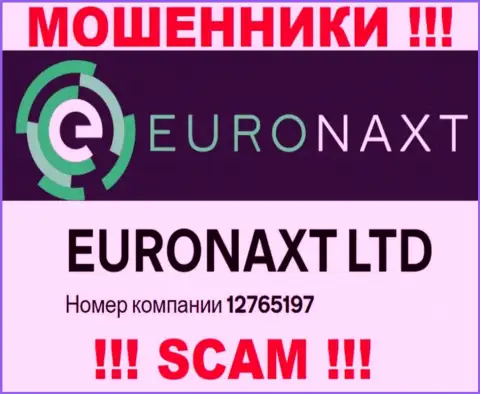 Не работайте с конторой EuroNax, номер регистрации (12765197) не причина отправлять денежные активы