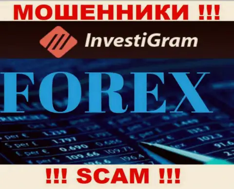 Форекс - это сфера деятельности противоправно действующей организации Инвести Грам