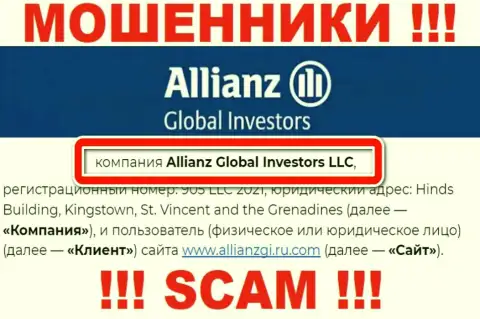 Контора Алльянс Глобал Инвесторс ЛЛК находится под крылом конторы Allianz Global Investors LLC