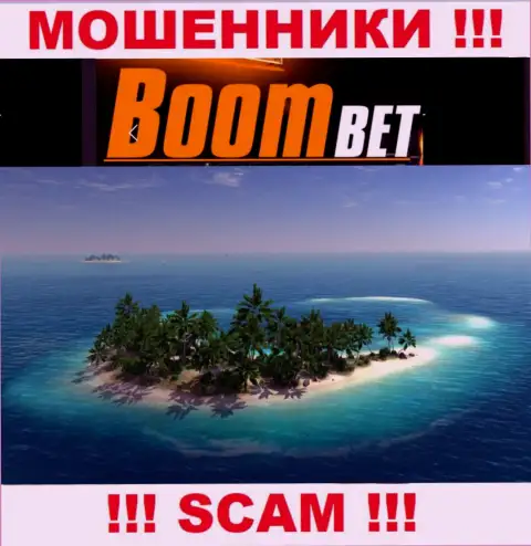Вы не смогли найти информацию о юрисдикции Boom Bet ??? Бегите как можно дальше - это мошенники !!!