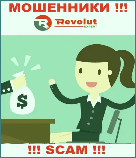 Если решите согласиться на предложение RevolutExpert совместно сотрудничать, тогда лишитесь финансовых активов