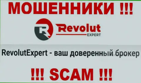Мошенники RevolutExpert представляются профессионалами в сфере Брокер
