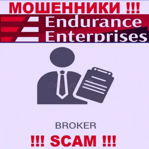 EnduranceFX Com не внушает доверия, Брокер - это именно то, чем занимаются эти мошенники