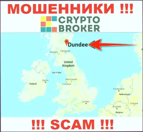 Crypto Broker свободно лишают средств, потому что расположены на территории - Dundee, Scotland