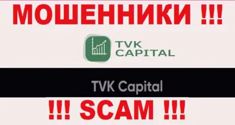 ТВК Капитал - юр лицо internet мошенников TVK Capital