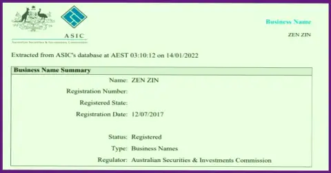 Официальная регистрация биржевой компании Zineera Exchange