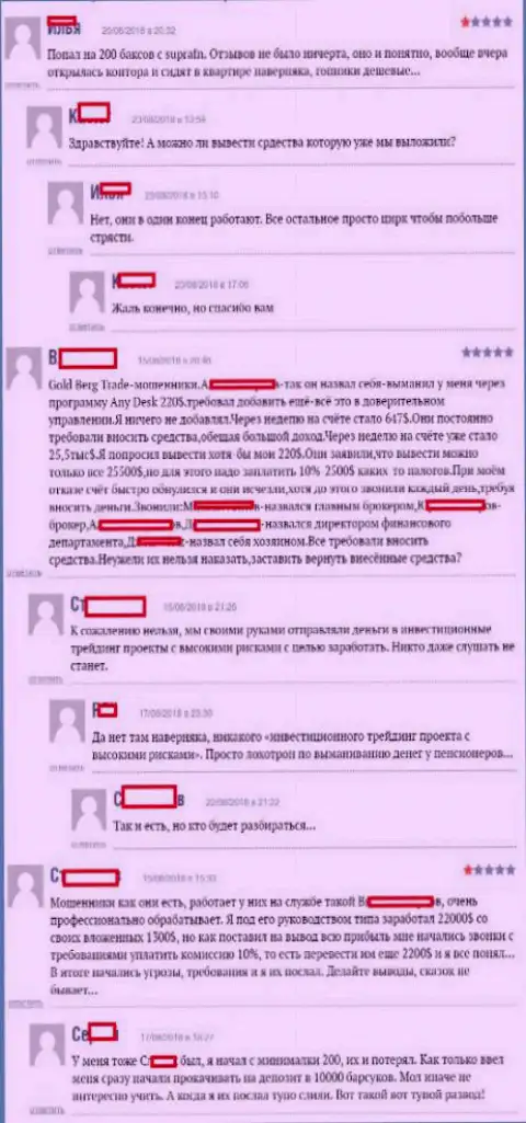 Отзывы валютных игроков форекс брокерской конторы Супра ФН, размещенные ими лично на web-сайте boexpert ru